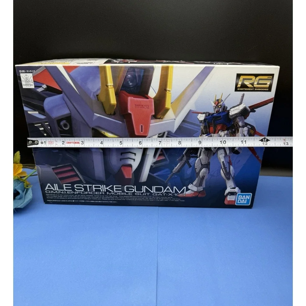 Bandai‎ RG 1/144 Aile Strike Gundam GAT-X105 Model Kit Complete Gundam SEED